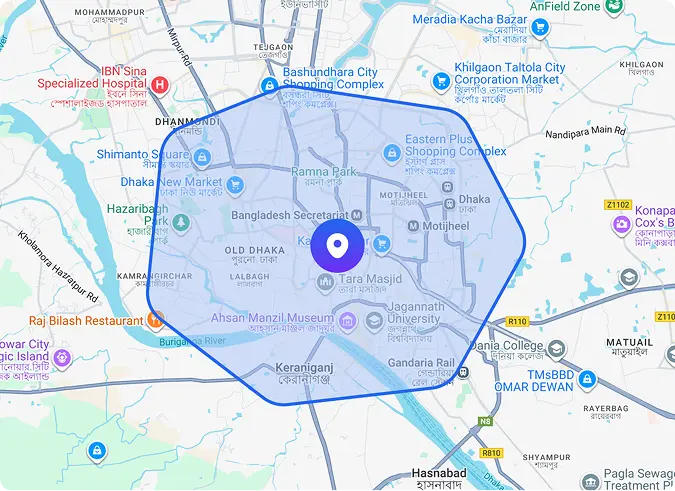 Custom Geofence Settings